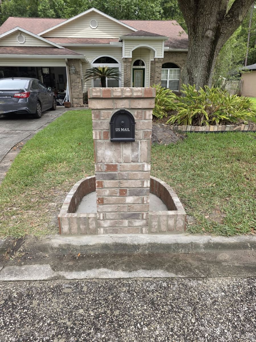 Mailboxes project by Island Times Masonry